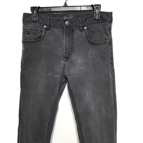 Original Penguin Slim Fit Jeans in Asphalt 30x32 - Picture 3 of 10